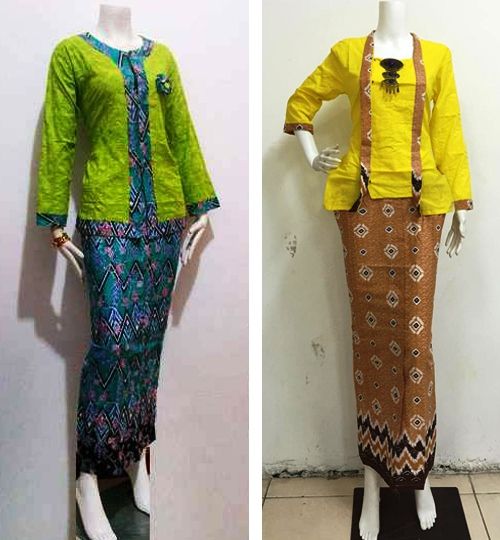  25 model baju  batik pramugari  berjilbab lengan panjang 