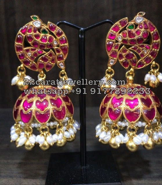 Silver Kundan Chokers and Chandbalis