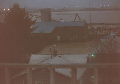 Flooding in Rainier, Oregon, in February, 1996