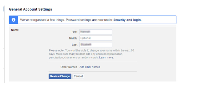 How Can You Change Your Name On Facebook: