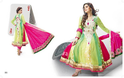 Queen Anarkali Frocks Fashion 2013