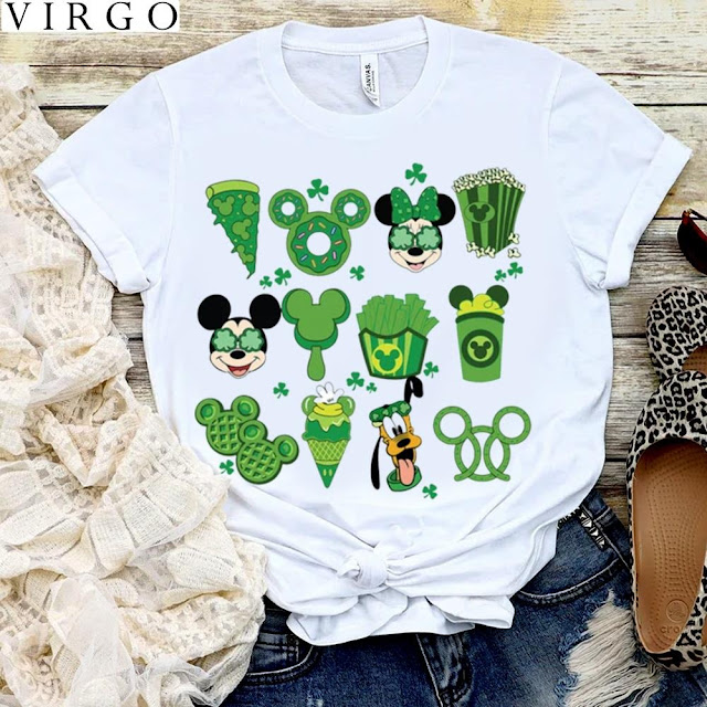 Disney Mouse and Friends Mens St Patricks Day T-Shirts