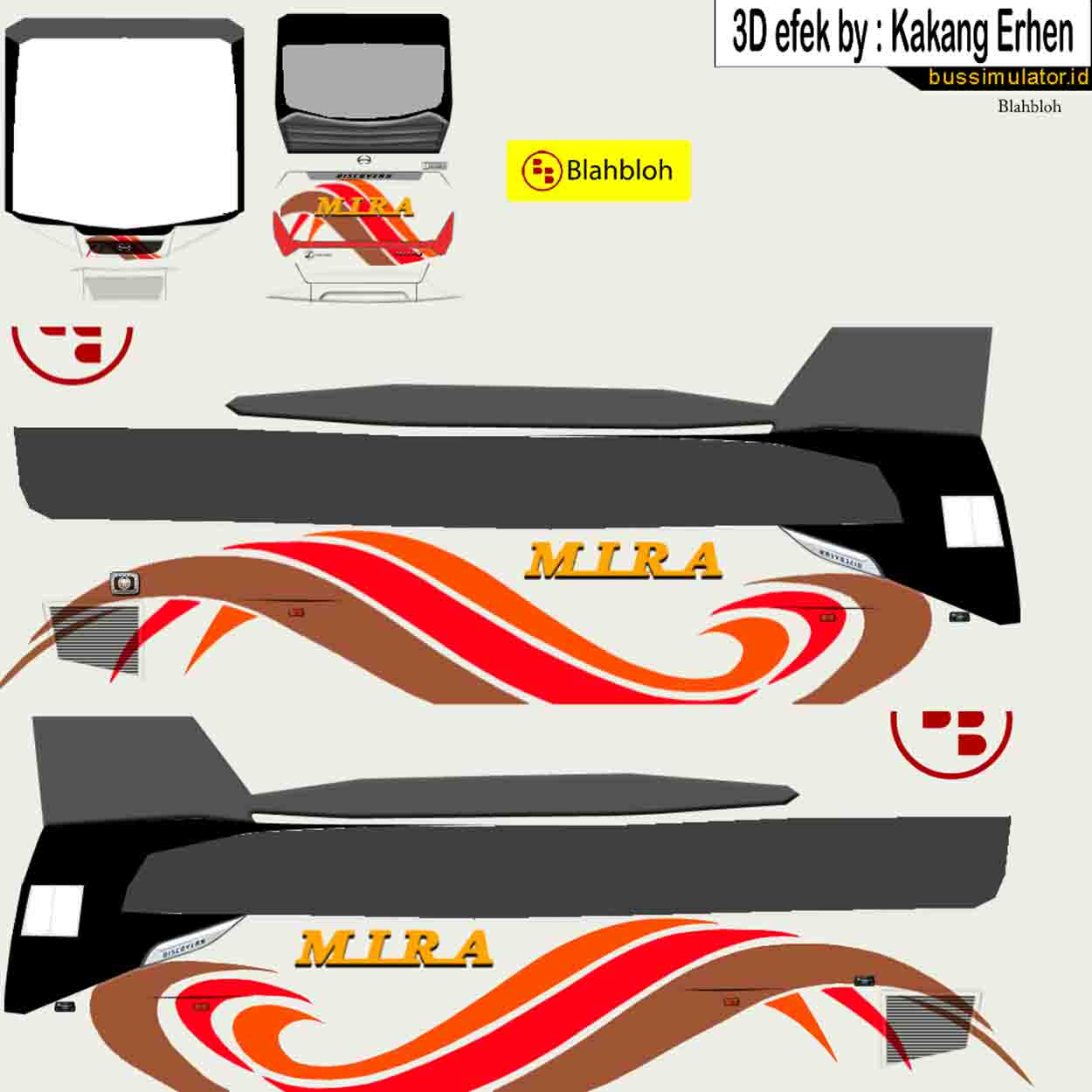 livery bussid mira