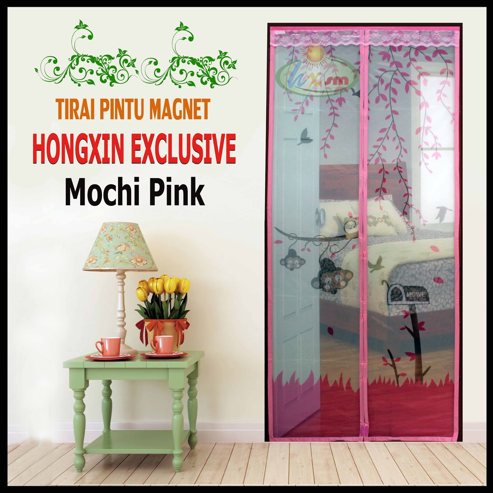 Mochi Pink Tirai Magnet Taiwan Hongxin TIRAI MAGNET TAIWAN
