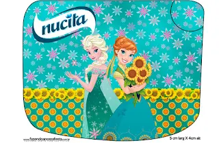 Frozen Fever Nucita Free Printable Candy Bar Labels.