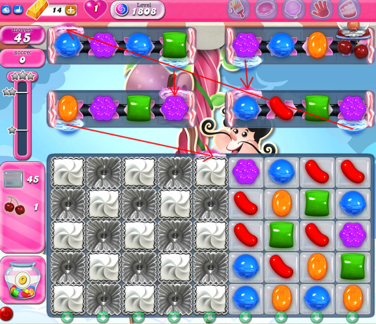 Candy Crush Saga 1808