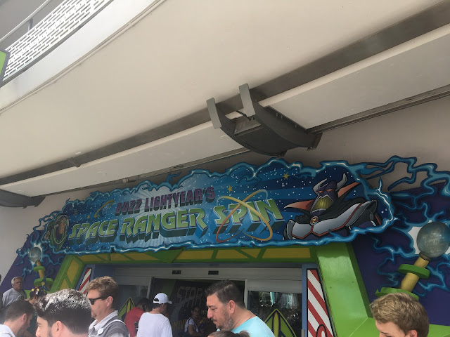 Entrance Sign Buzz Lightyear Space Ranger Spin Tomorrowland Magic Kingdom Walt Disney World