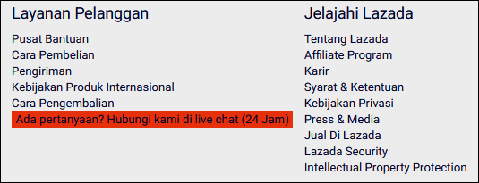 Cara Menggunakan Live Chat Lazada untuk Konsultasi Pesanan