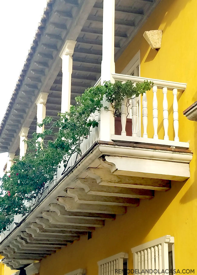 wooden balcony