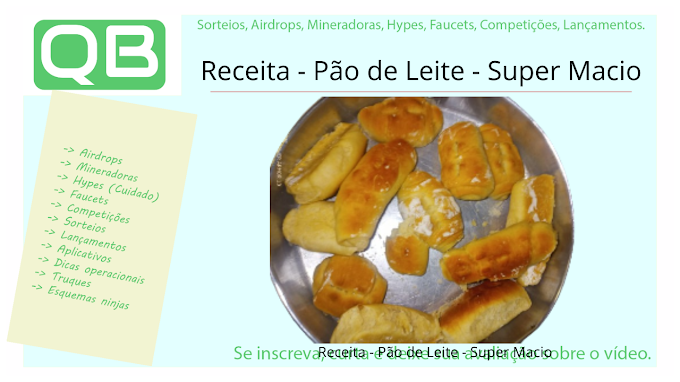 Receita - Pão de Leite - Super Macio