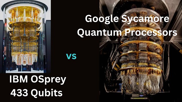 IBM OSprey 433 Qubits vs Google Sycamore Quantum Processors: A Layman's Guide