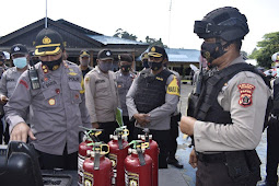 Kariawan Barus Periksa Kelengkapan Inventaris Polres Nabire Jelang Pilkada