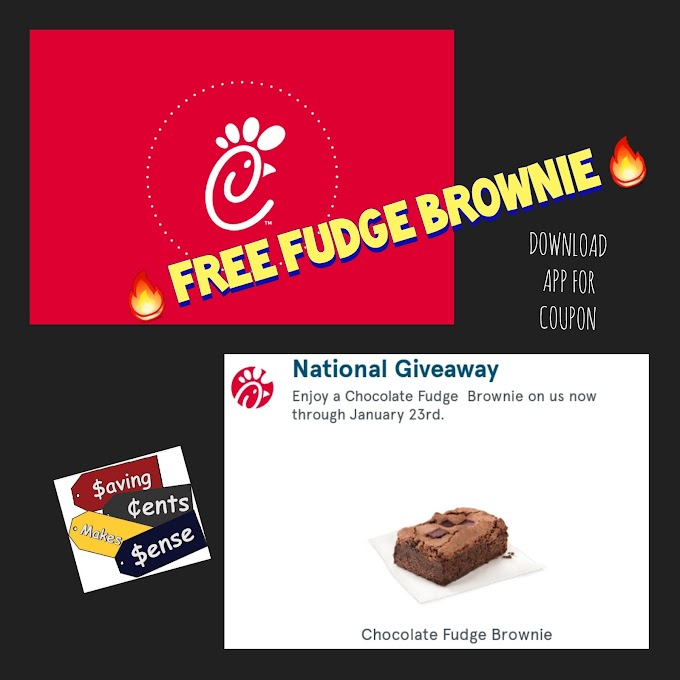 Chick fil A Free Fudge Brownie Coupon