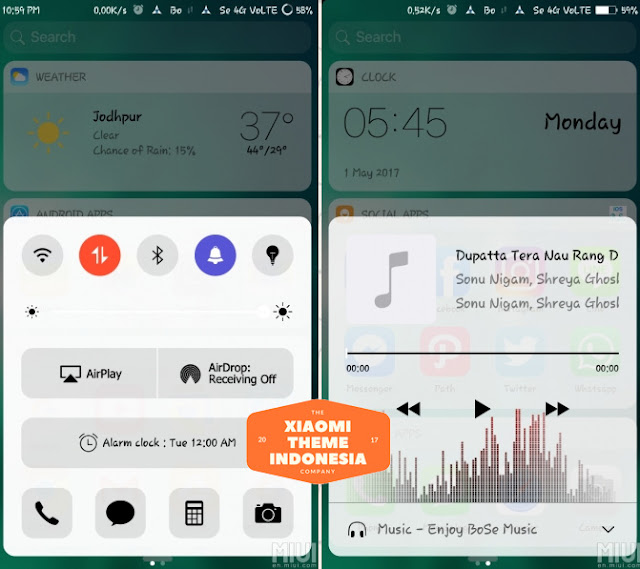 download theme BoSe iOS d v10.5 For Xiaomi without Root