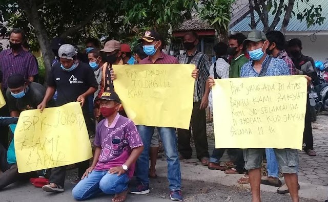Petani Plasma Kelapa Sawit Keluhkan Hasil ke Kejaksaan Negeri Batola