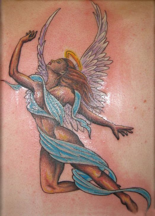 Women Angel Tattoo Designs