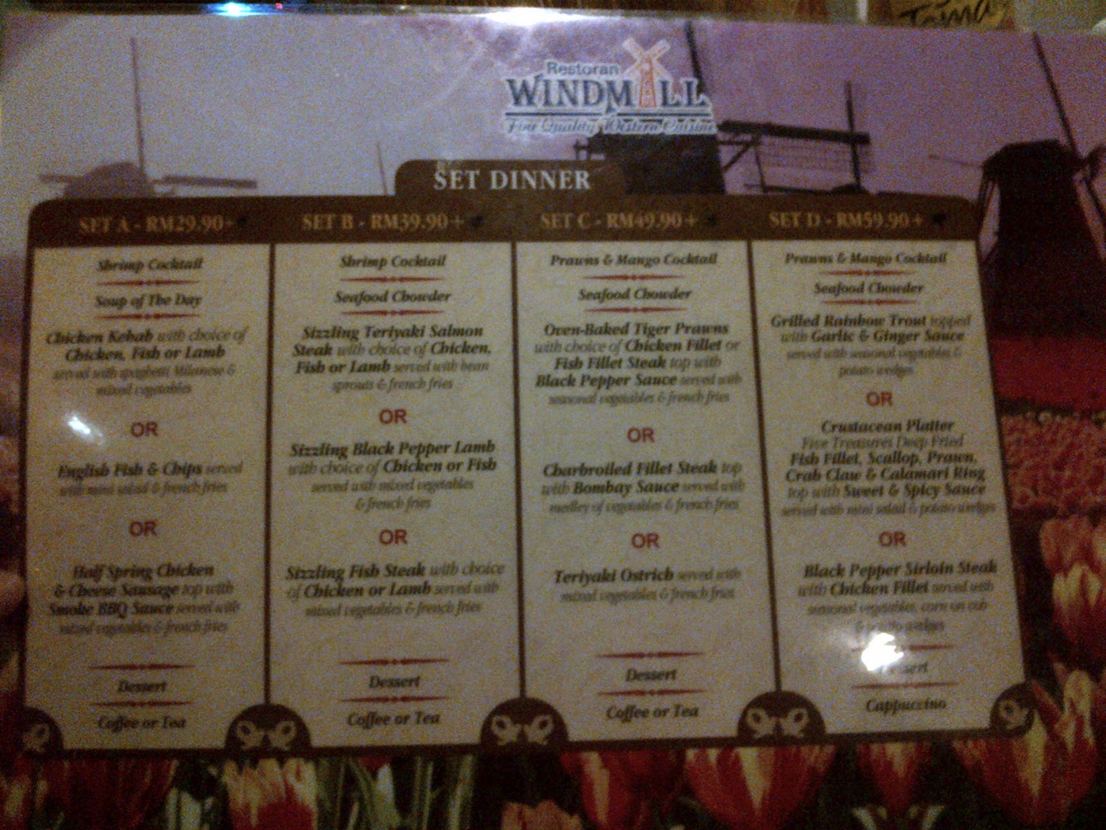 Di Sini Ku Menulis Dinner birthday @ Windmill Restaurant