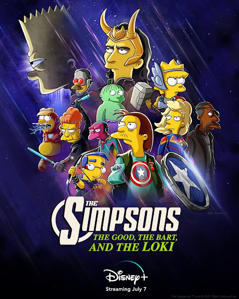 Loki e Bart Simpson vão unir forças numa curta na Disney+