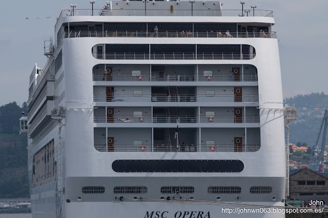 msc opera, crucero, puerto de vigo