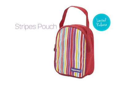 Tupperware Stripes Pouch