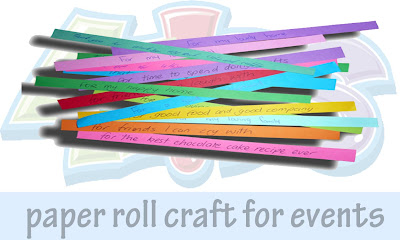 2 paper roll craft for events