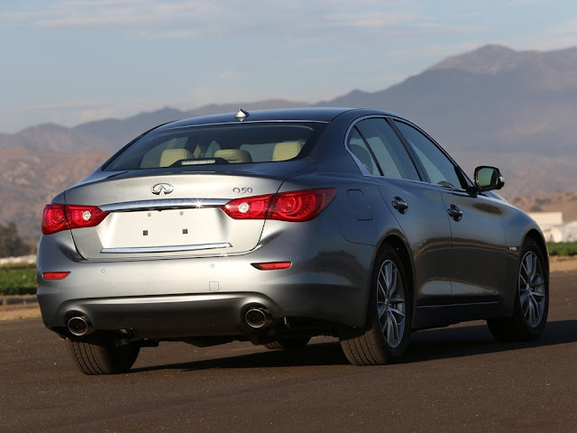 2013 Infiniti Q50 S 3.5 V6 (364 Hp) Hybrid Automatic Rear