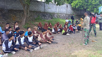 Kodim 1615/Lotim Bangun Disiplin Anak Sekolah Melalui Perjusami SWK