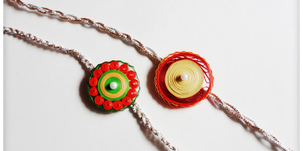 Paper Quilling: Quilled Rakhis