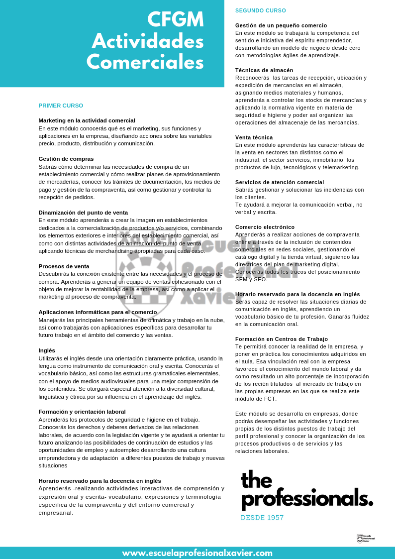 ciclo formativo grado medio actividades comerciales 