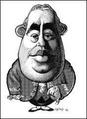 david hume caricature gary brown