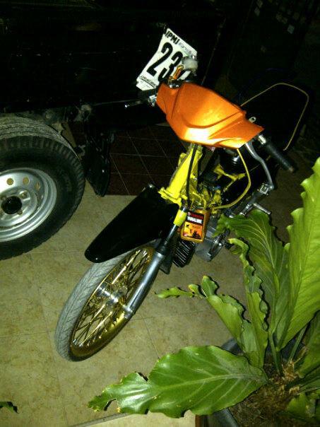 Shock Depan Trusty ( Gold & Chrome ), Pegangan selang Bikers, Cover  title=