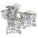 Platinum Diamond Stud Earrings