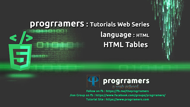 HTML5 Tutorial - HTML Tables