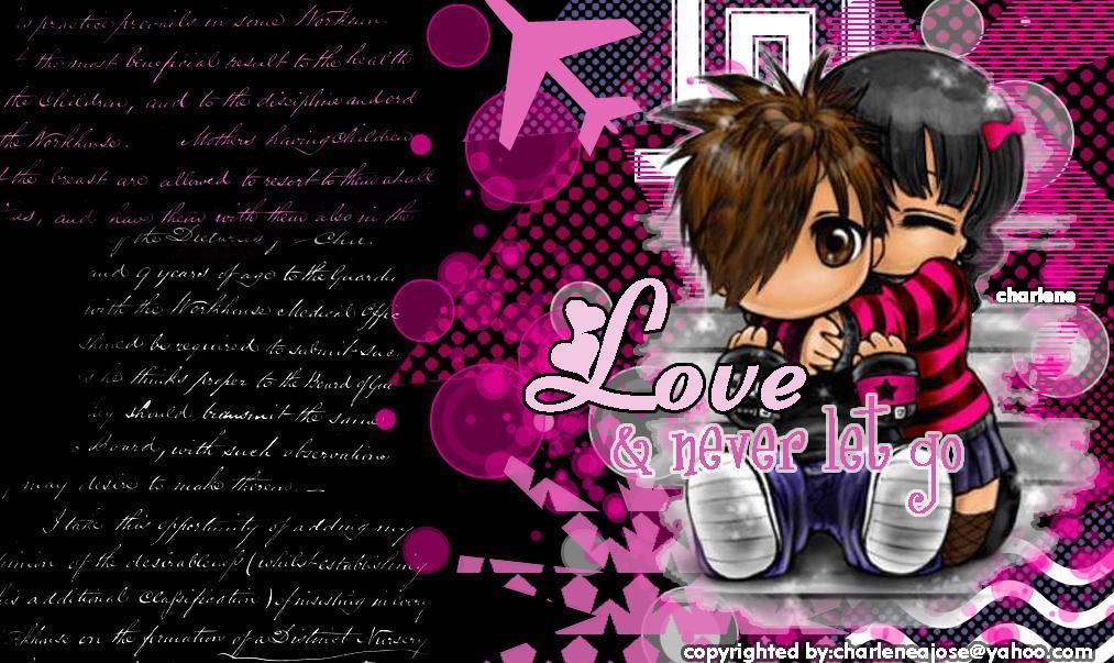 emo love wallpapers. anime emo love wallpaper.