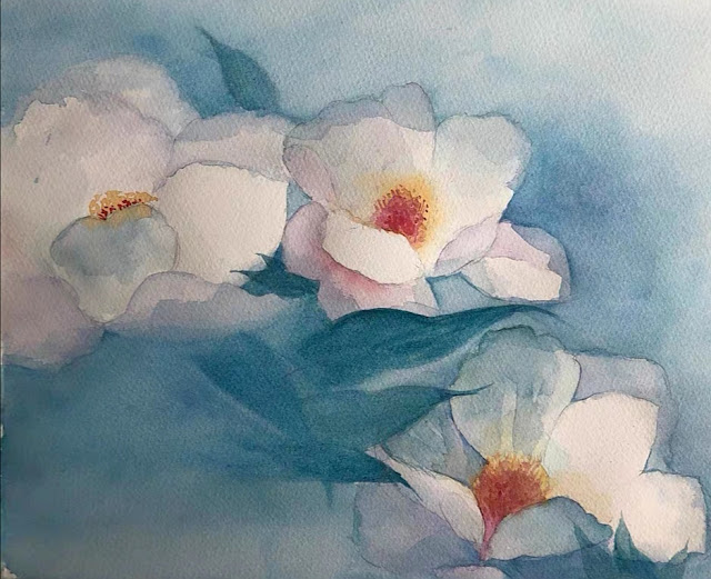 12 Watercolor flowers 6tips about Watercolor skills