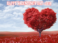 valentines day wallpaper, a beautiful tree with lot of heart for your beloved wife or husband