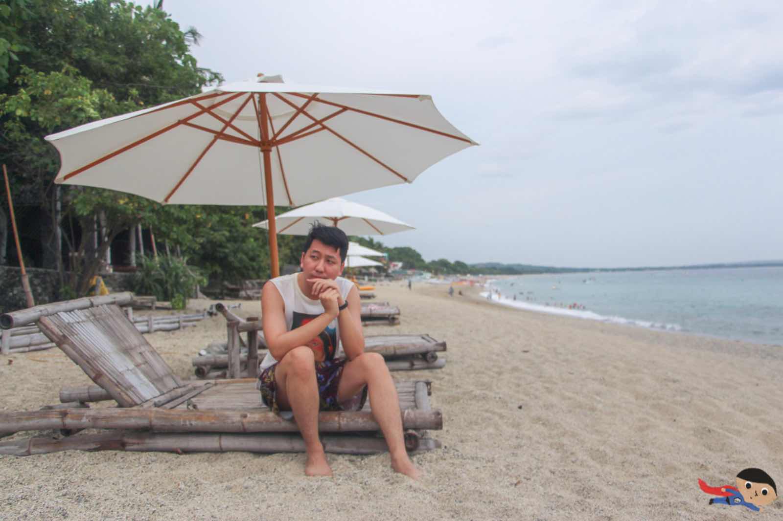 Renz Cheng in La Luz Beach Resort