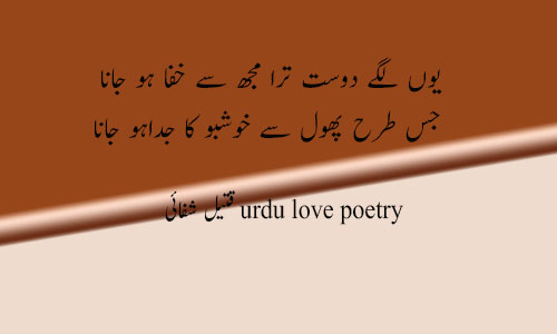 Dosti Friendship Poetry In Urdu Sms