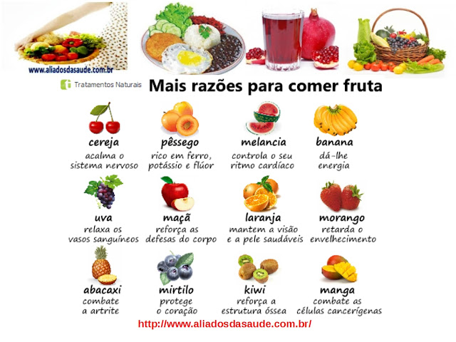 Frutas - Mais razões para comê-las
