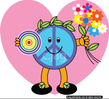 Peaceful loves Planetpals valentine crafts cards for everyone