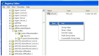 Menambah item copy to dan move to pada popup menu di windows explorer
