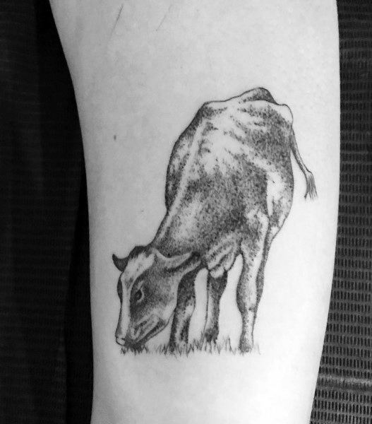 38 tatuagens de vaca para homens