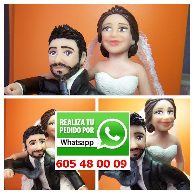 Figuras personalizadas para tu tarta de Boda Laura Guarnieri