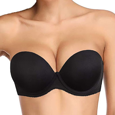 black strapless bras
