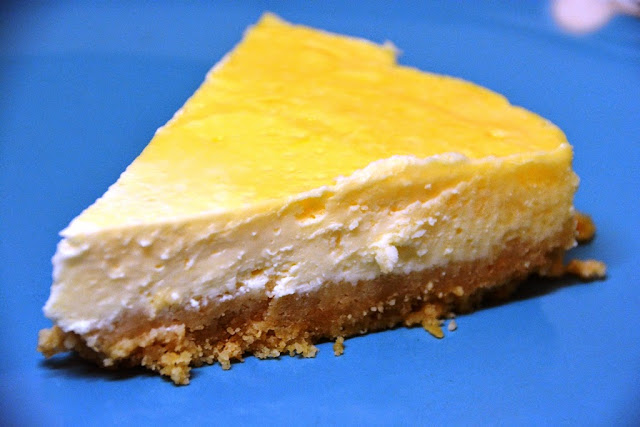 creamy cheesecake with labaneh