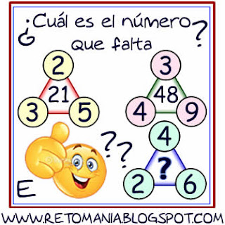 Retos matemáticos, Desafíos matemáticos, Problemas matemáticos, Problemas de lógica, Problemas para pensar, Piensa rápido, Sólo para genios