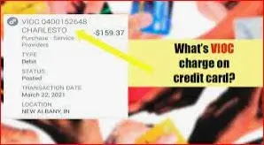 Vioc Charge On Credit Card