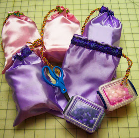 Bead Kits and drawstring bags