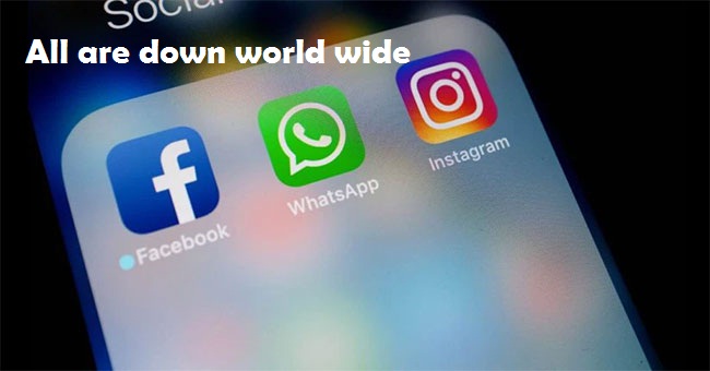 News : Facebook, Instagram and Whats App server down in the world - Stars Biowiki