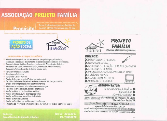 PROJETO FAMÍLIA